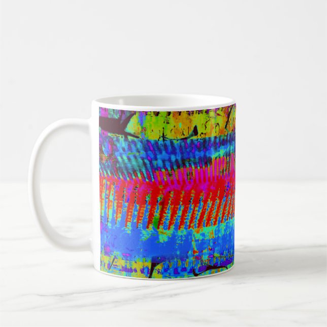 Tasse à café abstraite "Massive Capital V2" (Gauche)