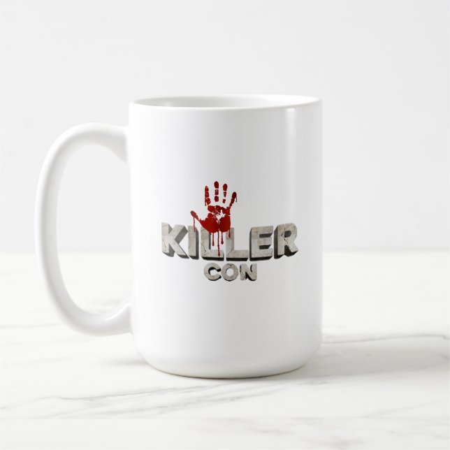 Tasse à café affichant le logo officiel du Killer  (Gauche)