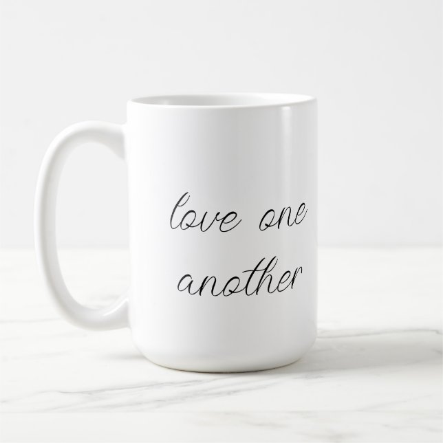 Tasse à café Aimez-vous les uns les autres (Gauche)