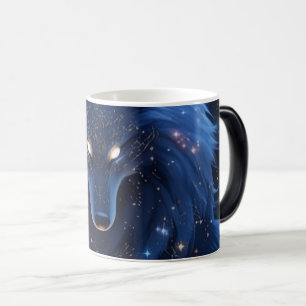 Tasse à café Alpha Neon Wolf Brillant Esprit Mysti