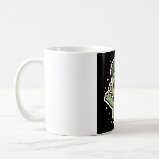 Tasse à café ami monstre de Frankenstein mignon (Gauche)