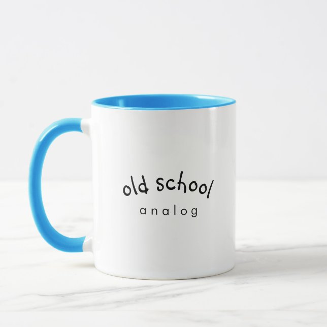 Tasse à café analogique Old School (Gauche)