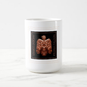 Tasse à café Ancien Falcon en cuivre de Peoria res