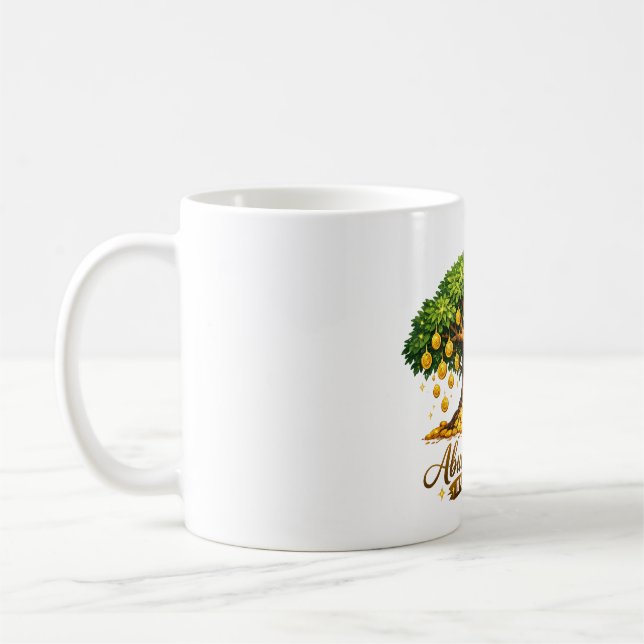 Tasse à café Arbre d'Argent Abondance (Gauche)