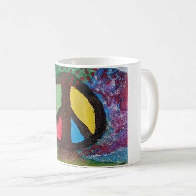 Tasse à café Arbre de la Paix (Devant droit)