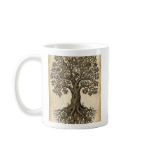 Tasse à café Arbre de Vie Vintage