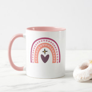 Tasse à café Arc-en-ciel Rétro « L'amour est toute