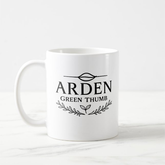Tasse à café Arden Green Thumb | Racines heureuses (Gauche)