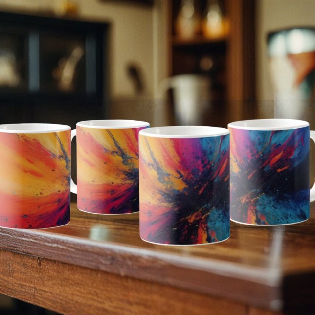 Tasse à café artisanale Cosmic Splash (Créateur téléchargé)