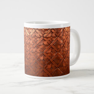 Tasse à café aspect cuivre rustique