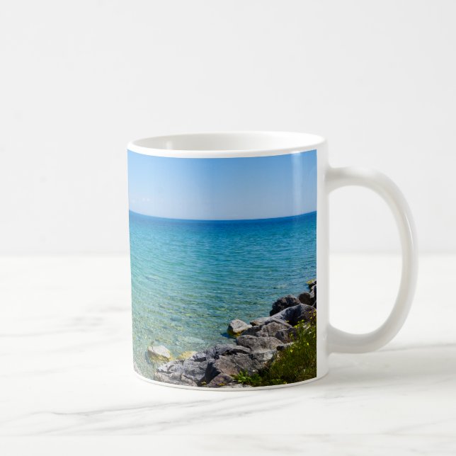 Tasse à café aux belles couleurs du lac Huron (Droite)