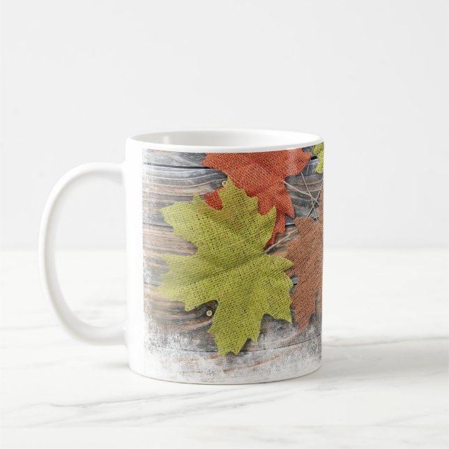 Tasse à café aux feuilles éparses (Gauche)