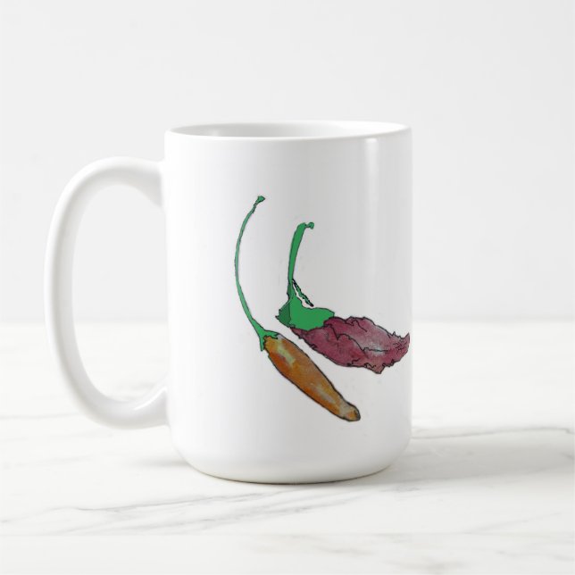 Tasse à café aux poivrons Jalopeno (Gauche)