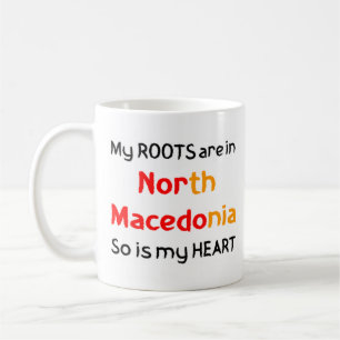 tasse à café aux racines de macédoine du nord