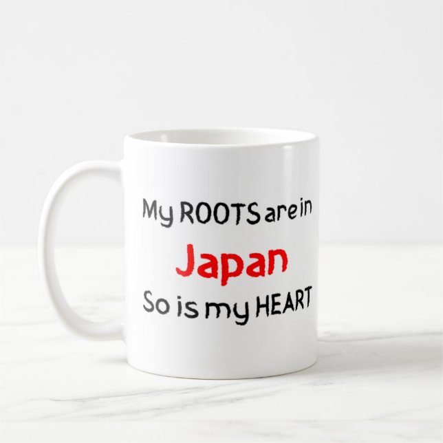 tasse à café aux racines japonaises (Gauche)