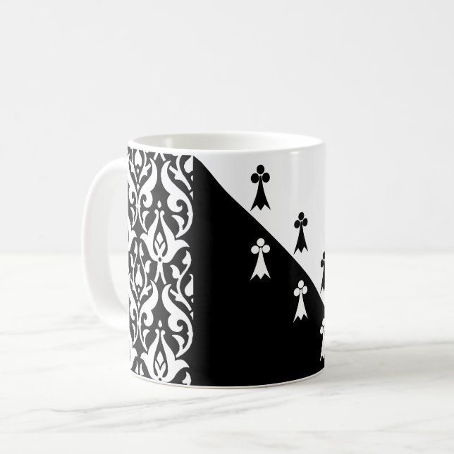 Tasse à café avec badge de la population de la bar (Devant gauche)