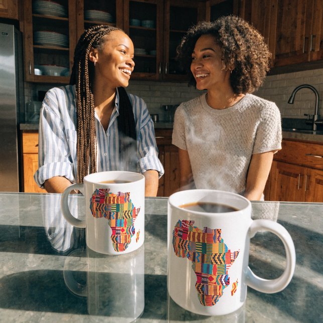 Tasse à café avec carte de l'Afrique (Créateur téléchargé)