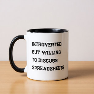 Tasse à café avec citation drôle pour comptable in