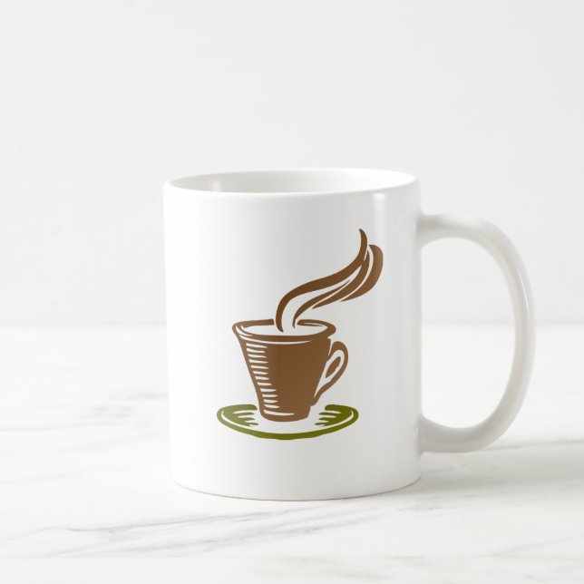 Tasse à café avec design de tasse à café (Droite)