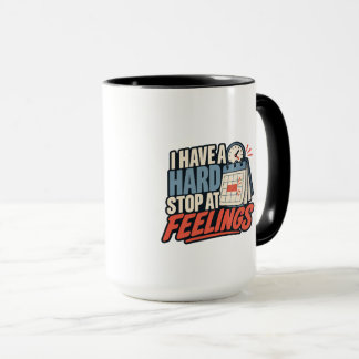 Tasse à café avec humour de bureau 'Arrêt brutal a