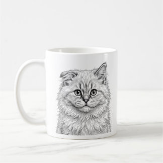 Tasse à café avec illustration de chaton himalayen