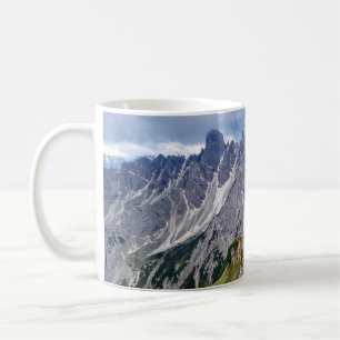Tasse à café avec les Dolomites