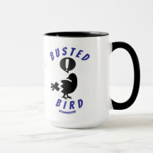 Tasse à café avec logo Busted Bird