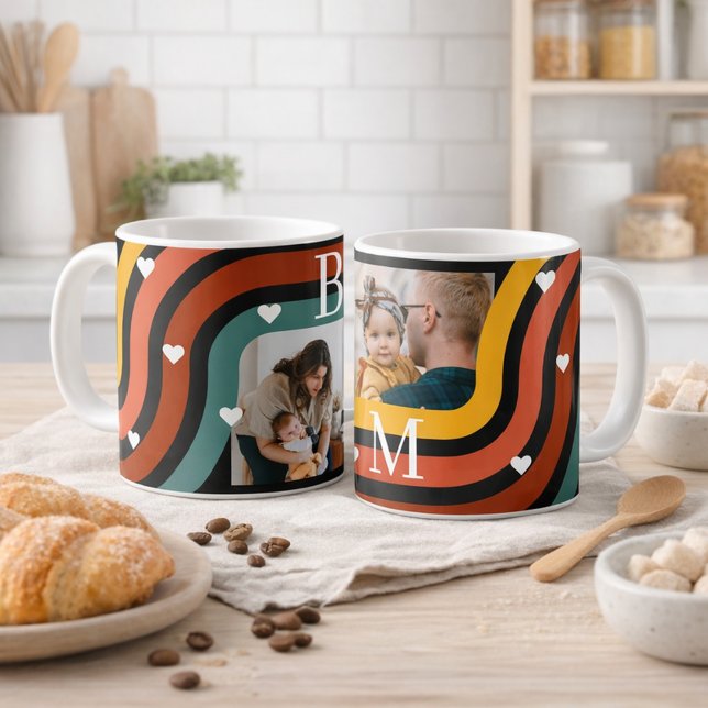 Tasse à café avec photo de famille personnalisée – (Créateur téléchargé)