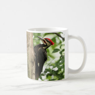 Tasse à café avec Pic à tête rouge