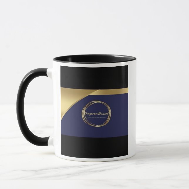 Tasse à café avec poignée.  (Gauche)