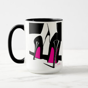 tasse à café avec talons hauts art