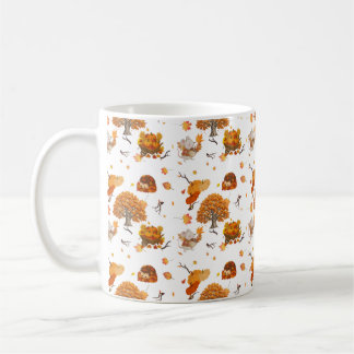 Tasse à café avec un motif mignon d'animaux de la