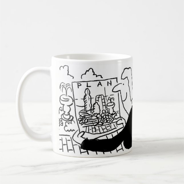 Tasse à café avec une illustration de concepteur d (Gauche)