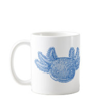 Tasse à café Axolotl - BLEU