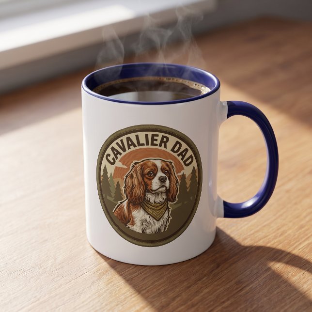 Tasse à café Beagle Dad | Cadeau pour papa de chie (Créateur téléchargé)