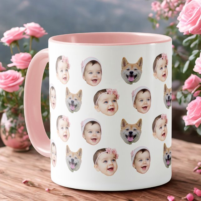 Tasse à café bébé visage personnalisé 3 (Créateur téléchargé)