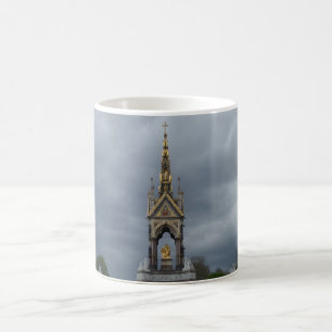 Tasse à café blanche de la reine Victoria et du pr