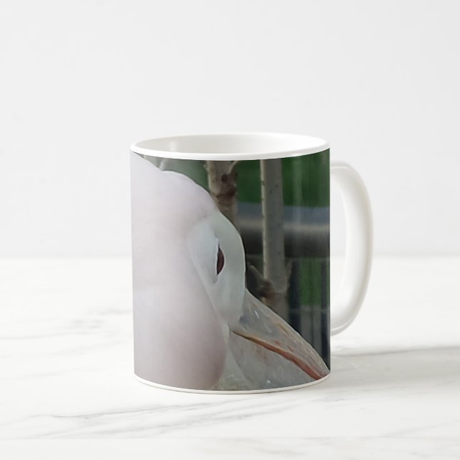 Tasse à café blanche Héron (Devant droit)