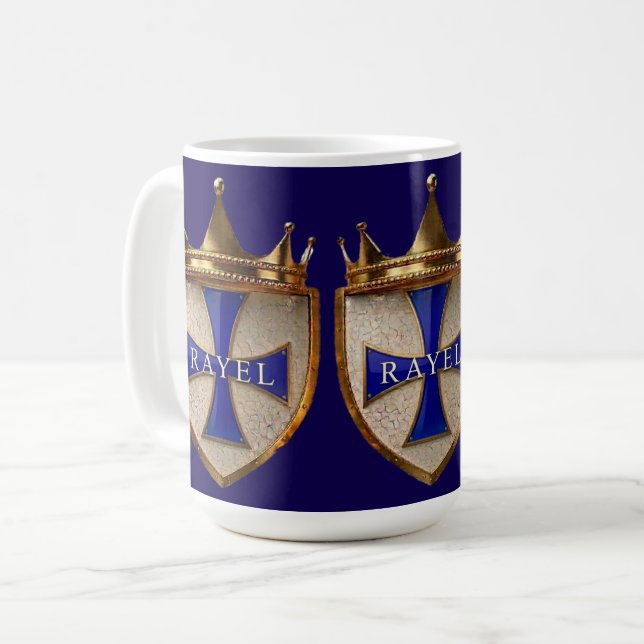 Tasse à café Blue RayEl Crest (Devant gauche)
