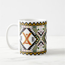 Tasse à café Bohème Tribal - Géométrique Az Sud-Ou