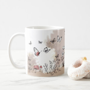 Tasse à café Bonheur Papillon