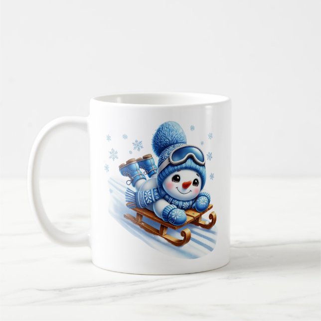 Tasse à café Bonhomme de neige (Gauche)