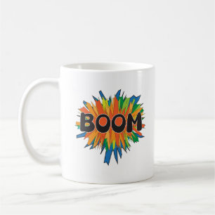 Tasse à café Boom Comic Pop Art Explosion