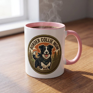 Tasse à café Border Collie Mom   Cadeau de maman d