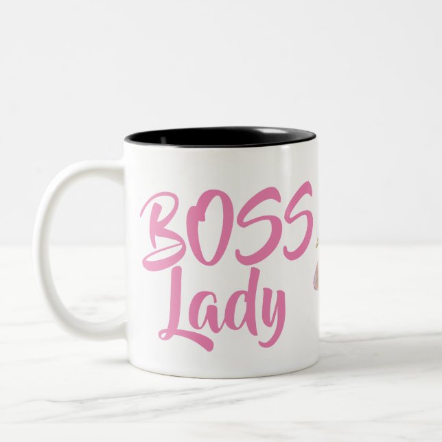 Tasse à café Boss Lady Mug – Fonte Rose (Gauche)