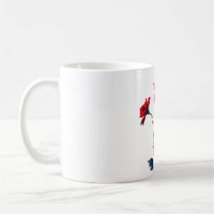 Tasse à café botanique audacieuse