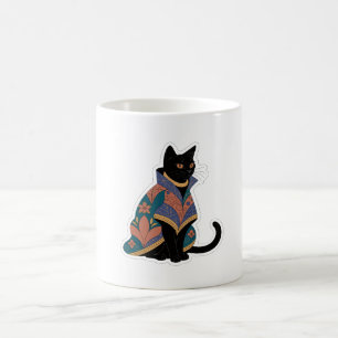 Tasse à café botanique aux tons de bijoux pour cha