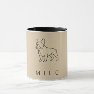 Tasse à café Bouledogue Français Moderne Nom per