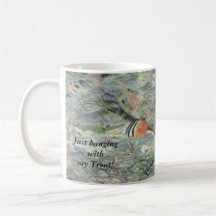 Tasse à café Brook Trout suspendue avec ma truite