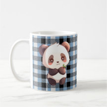 Tasse à café Cadeau Kawaii Panda Blue Buffalo à ca